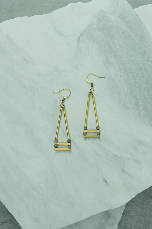 Triangle Dangle Earrings