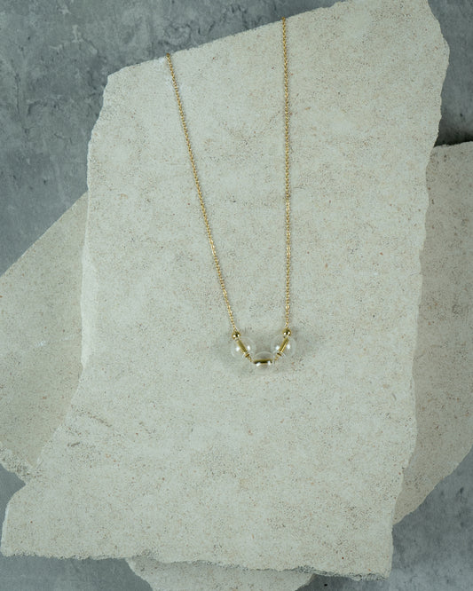Triple Glass Necklace