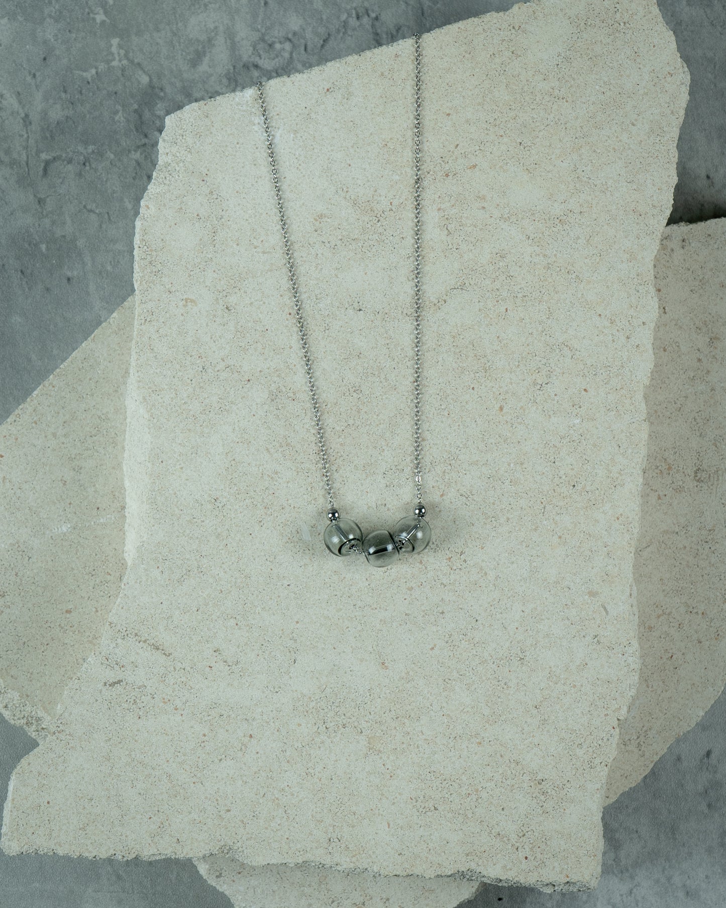 Triple Glass Necklace